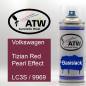 Preview: Volkswagen, Tizian Red Pearl Effect, LC3S / 9969: 400ml Sprühdose, von ATW Autoteile West.